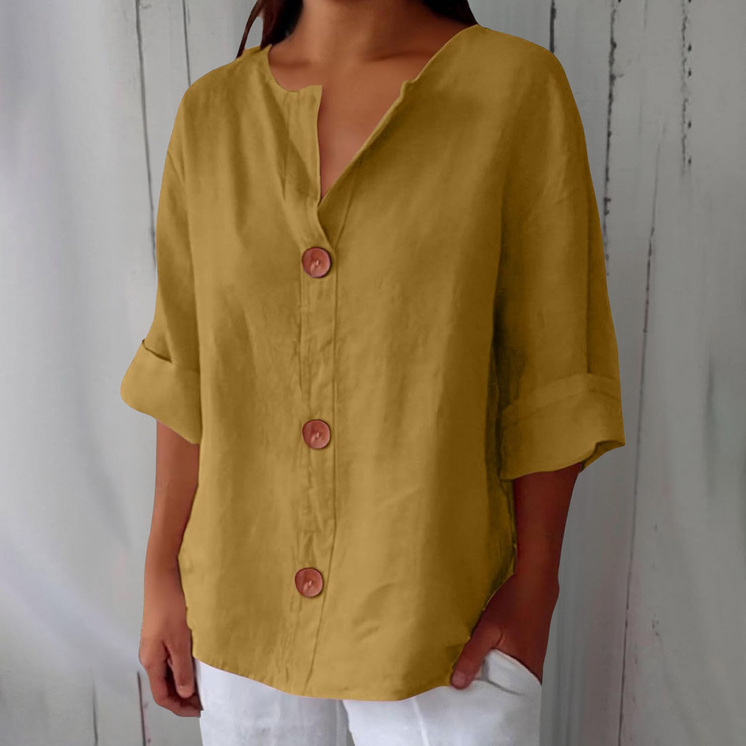 Hazel | Effortless Loose-Fitting Summer Blouse