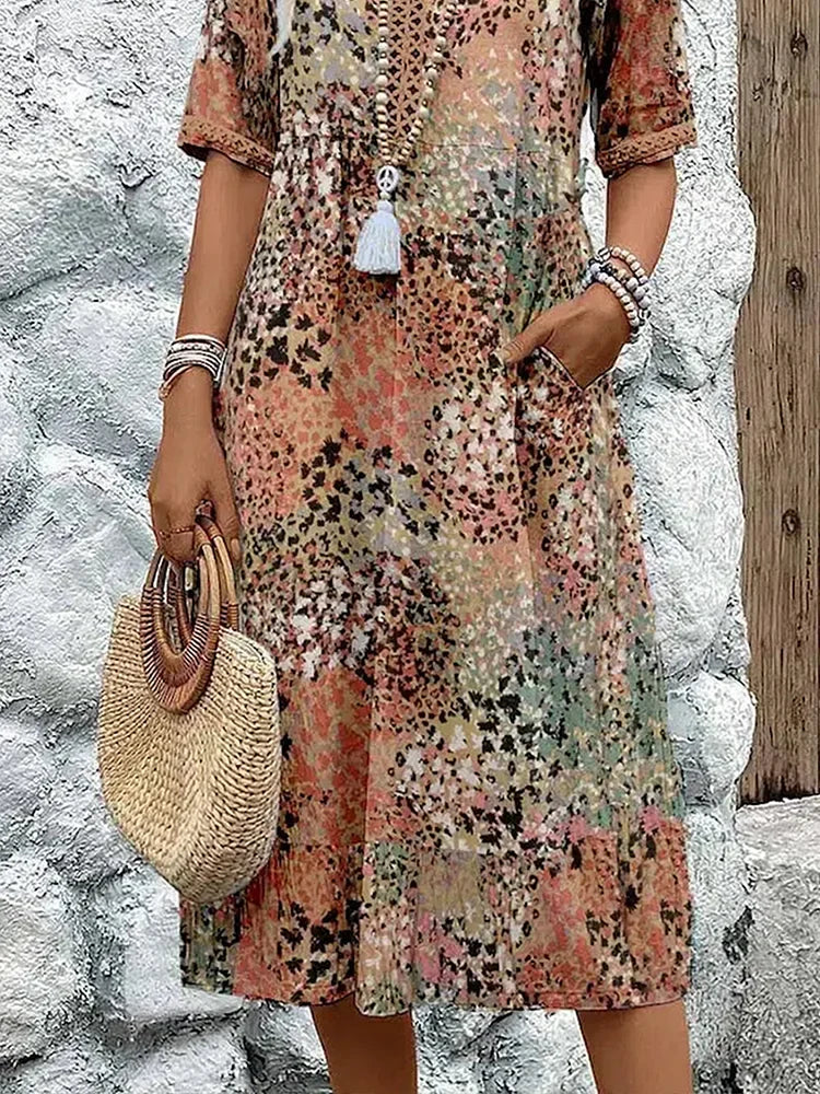 Karen | Light Dress with V-Neck