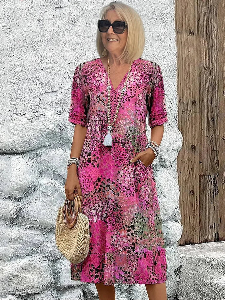 Karen | Light Dress with V-Neck