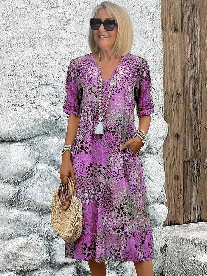 Karen | Light Dress with V-Neck